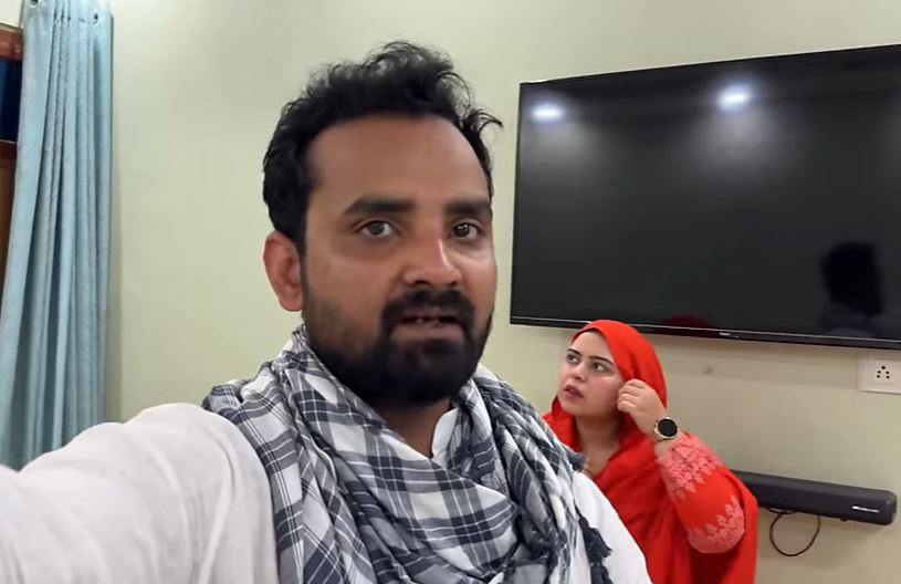 Saba Ibrahim with husband